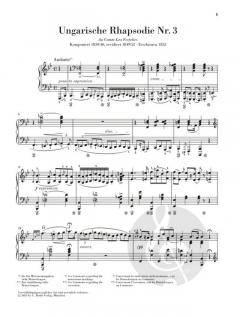 Ungarische Rhapsodie Nr. 3 von Franz Liszt 