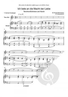 Ich bete an die Macht der Liebe von Dmitri Stepanowitsch Bortniansky (Download) 