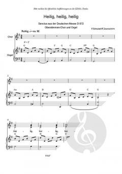 Zum Sanctus (Heilig, heilig) von Franz Schubert (Download) 