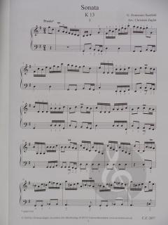 Sonaten-Double: Sonata K 13/K 14 G-Dur von Domenico Scarlatti 