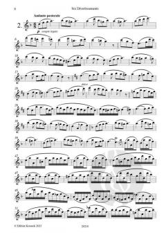 6 Divertissements op. 63 von Anton Bernhard Fürstenau 