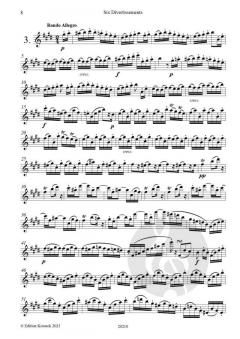 6 Divertissements op. 63 von Anton Bernhard Fürstenau 