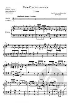 Flötenkonzert e- moll  von Carl Ditters von Ditterdorf im Alle Noten Shop kaufen
