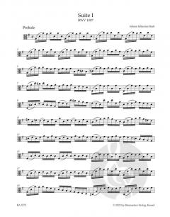 6 Suiten für Violoncello solo BWV 1007-1012 von Johann Sebastian Bach 