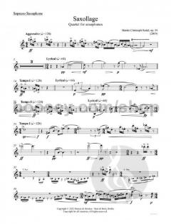 Saxollage op. 94  von Martin Christoph Redel im Alle Noten Shop kaufen (Stimmensatz)