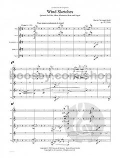 Wind Sketches op. 92  von Martin Christoph Redel 