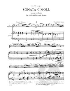 Sonata c-Moll von Hans Ulrich Staeps 