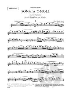 Sonata c-Moll von Hans Ulrich Staeps 