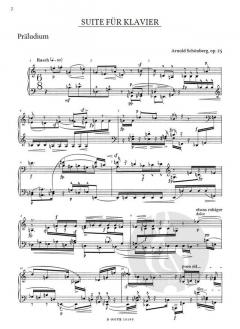 Suite op. 25 von Arnold Schönberg 