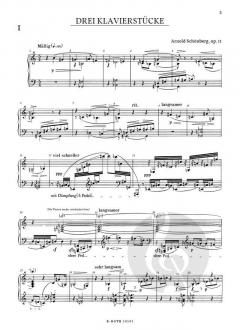 3 Klavierstücke op. 11 von Arnold Schönberg im Alle Noten Shop kaufen