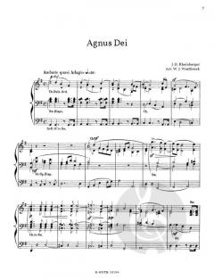 2 Stücke aus dem Requiem op. 60 von Joseph Gabriel Rheinberger 