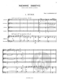 Messe brève von Paul Ladmirault 