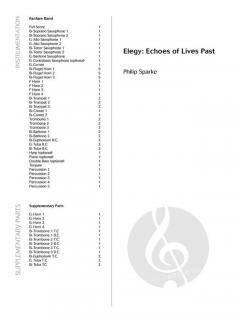 Elegy: Echoes of Lives Past von Philip Sparke 