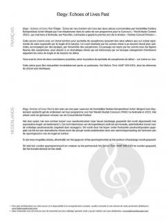 Elegy: Echoes of Lives Past von Philip Sparke 