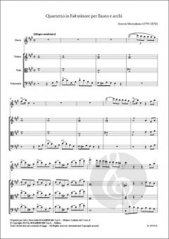 Quartetto n. 10 in fa# minore von Saverio Mercadante 