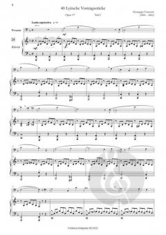 40 Lyrische Vortragsstücke op. 17 - 2. Teil von Giuseppe Concone 