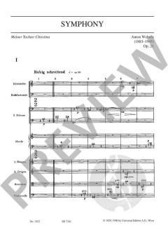 Symphonie op. 21 von Anton Webern (Download) 