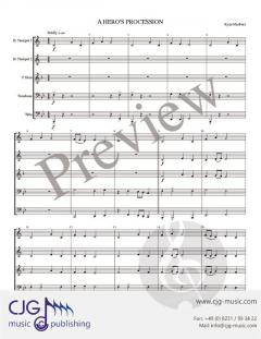 A Hero's Procession von Ryan Meeboer 
