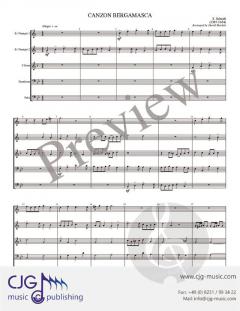 Canzon Bergamasca von Samuel Scheidt 