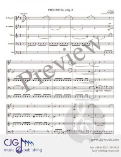 Prelude No. 4 op. 8 von Frédéric Chopin 