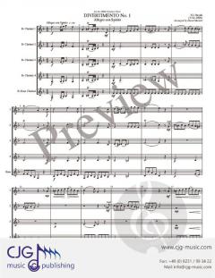 Divertimento No. 1 von Joseph Haydn 