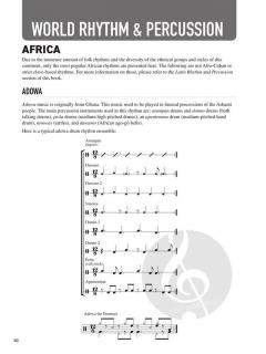 Drumset & Percussion Rhythms from Around the World 