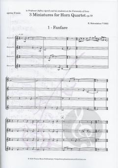 3 Miniatures op. 79 von Ricardo Matosinhos 