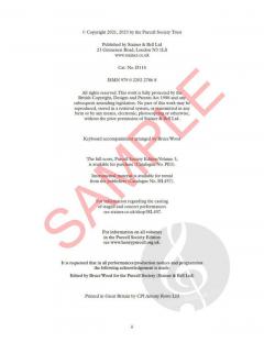 Dido and Aeneas von Henry Purcell 