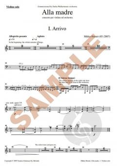 Alla madre von Mikko Heiniö 