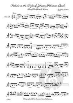 Prelude in the Style of Johann Sebastian Bach 