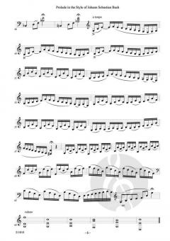 Prelude in the Style of Johann Sebastian Bach 