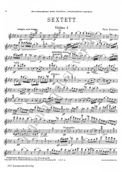Streichsextett, f-Moll (1902) von Hans Koessler 