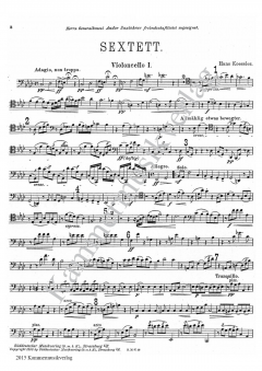 Streichsextett, f-Moll (1902) von Hans Koessler 