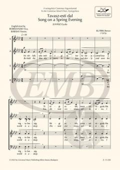 Song on a Spring Evening 