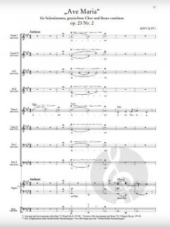 Geistliche Werke für Chor (oder Solostimmen mit Chor) und Orgel bzw. Basso continuo 