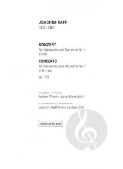 Konzert Nr. 1 d-moll op. 193 von Joseph Joachim Raff 