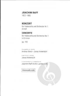 Konzert Nr. 1 d-moll op. 193 von Joseph Joachim Raff 