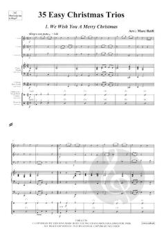 35 Easy Christmas Trios von Marc Reift 
