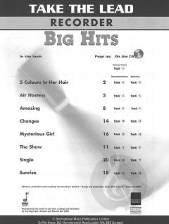 Take The Lead: Big Hits Recorder 