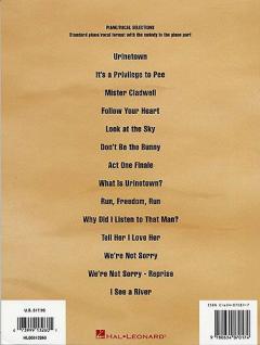 Urinetown the Musical (Vocal Selections) 