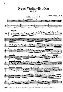Neue Violin Etüden Heft 2 von Robert Pracht im Alle Noten Shop kaufen