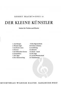 Der kleine Künstler von Robert Pracht 