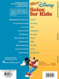 More Disney Solos for Kids 