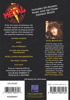 Beginning Metal Rhythm Guitar von Nick Bowcott 