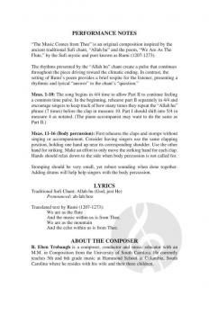 The Music Comes from Thee von R. Eben Trobaugh 