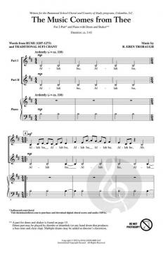 The Music Comes from Thee von R. Eben Trobaugh 