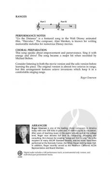 Go the Distance von Alan Menken 