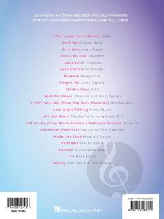 Chart Hits of 2022-2023 - Easy Piano 