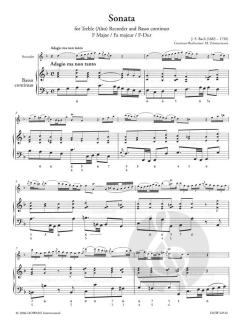 Sonata von Johann Sebastian Bach 