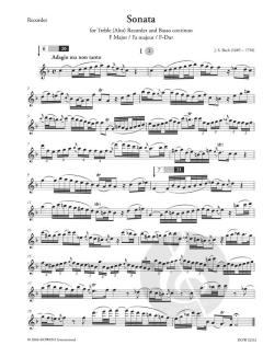Sonata von Johann Sebastian Bach 